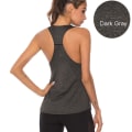 Miniatyrbild 2 av 6: Yoga Tröjor Dam Sport Linne Atletisk Fitness Sport Tanktoppar green XL
