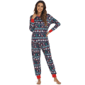 Miniatyrbild 6 av 6: Julpyjamas Matchande Familj Pyjamas Hemmakläder Set Pyjamas 8408 L