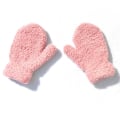 Miniatyrbillede 7 af 11: Varme Plys Tykke Varme Babyhandsker Vinter Plus Fløjl Vanter Børn Kid Koral Fleece Fuld Fingerhandsker Til 1-4 År Børnehandsker 4 As photo