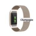 Miniatyrbilde 6 av 8: Magnetisk Milanese Loop-rem i rustfritt stål for Fitbit Charge 2-rem Erstatningsarmbånd for Fitbit Charge 3 4 Klokkebånd Light Purple S--180mm--Charge 4