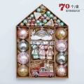 Miniatyrbilde 4 av 6: Yinhao Julekule Juleutstyr Juletrepynt Anheng Henger Red, green and white