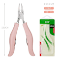 Miniatyrbild 7 av 7: Nagelbandsång Nagelknipsare Set Tånagelbandstång Pedikyr Dubbelfjäder Inåtväxt Nagel Böjd Nästång Red S15 pliers PP