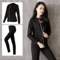 Miniatyrbilde 9 av 11: Yoga Sett Sport Sweatshirt Trening Vekttap Slank Svetting Bra Pants M