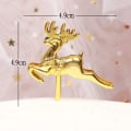 Miniatyrbilde 1 av 11: Julekake Dekorativ Innsetting Gressring Blader Sika Hjort Juletre Gavepose Bursdag Baking Small Goldeer