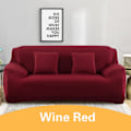 Miniatyrbild 6 av 11: Elastiskt Stretch Sofföverdrag 1/2/3/4 Sits Sofföverdrag Universal Soffor Vardagsrum Sektionssoffa L-formad Överdrag 011 1-seater(90-140cm)
