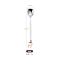 Miniatyrbillede 4 af 8: Julebestiksæt 304 Rustfrit Stål Gaffel Ske Æske Kaffeske Kreativ Juleske Christmas fork set silver