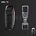 Miniatyrbild 1 av 11: ABS Kolfiberstil Bilnyckelfodral Skal Fob För A3 A4 A5 C5 C6 8P 8L B6 B7 B8 Q3 Q5 Q7 A6 A7 4M 8S B9 A8 Q8 C8 TT C set 2
