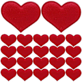 Miniatyrbillede 1 af 2: 50 stk. Valentine Filt Hjerter Håndværk Dekorativt DIY Håndværk Filt Hjerter Fest Filt Hjerter Håndværk