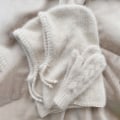 Miniatyrbillede 11 af 11: Western Style Efterår og Vinter Mode Varmt Halstørklæde Halsbeskyttelse Integreret Uldstrikket Hue Kvinder Light brown