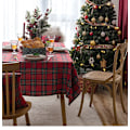 Miniatyrbild 10 av 11: Julhelg Duk Röd Rutig Bordsduk Vardagsrum Dekoration Te Bordsduk Bordsmatta Rektangulär Duk Large plaid red 140*300cm