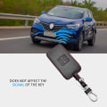 Pikkukuva 4 / 6: Nahkainen auton avaimen suojus Renault Captur Koleos Kadjar Arkana Megane Dacia Duster Sandero Stepway älykkäälle kauko-ohjaimen avaimenperäkotelolle with Brown Line