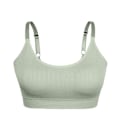 Pikkukuva 1 / 8: Joogaliivit Push Up Urheilutoppi kuntoiluun, iskunkestävä juoksuun, kuntosalille naisille Gray Green Free Size
