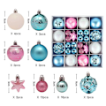 Miniatyrbild 9 av 11: Julgranskulor 42/44 st 6 cm Stora Julkulor Flerfärgade Kuldekorationer Julgransprydnader Set för Hemfest 42pcs C As picture