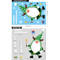 Miniatyrbild 8 av 11: 27 st Jul Snöflinga Fönsterdekaler Jul Väggdekaler Rum Väggdekorationer Juldekorationer för Hemmet Nyår No.7