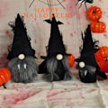 Pikkukuva 4 / 4: 3 kpl/setti Halloween Tonttu Nukke Kasvoton Nukke Koriste Takka Ikkuna Halloween Juhla Lahja Takka Ikkuna Hyllylle AS SHOW