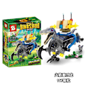 Miniatyrbillede 1 af 11: Præhistorisk Planet Jurassic Age Dinosaur Klods Kompatibel Legodinosaur Udviklingslegetøj Byggeklodser Legetøj Gaver Dreng 8 No box