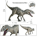 Miniatyrbild 4 av 8: Oenux Original Vild Jurassic Indominus Rex Mosasaurus Actionfigurer Tyrannosaurus Dinossauro Värld Djur Modell Leksak för Barn without box2