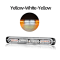 Pikkukuva 1 / 5: 1 kpl 24smd LED Strobe -valo Auton hätävaroitusvalo 12V 24V Perävaunun kuorma-auton strobos Auto Diodi Keltainen Valkoinen Vilkkuva lamppu Y-White-Y