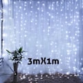 Miniatyrbild 11 av 11: 3M Julgransprydnad LED Fairy Ljusslinga Gardin Ljusgirlang Juldekoration för Hemmet Nyår 2023 Jul 2022 Navidad 3mX2m warm white LED Light