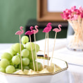 Miniatyrbild 5 av 11: 100 st 12 cm Engångs Party Bordsartiklar Frukt Dessertpinnar Bambuspettar Buffé Cupcake Dekoration Bröllopsmaterial D