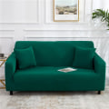 Miniatyrbild 6 av 11: Enfärgade sofföverdrag för vardagsrum Polyester Sofföverdrag Elastiskt Hörnsofföverdrag Överdrag Stolskydd 1/2/3/4-sits Red 1-Seat 90-140cm