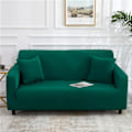 Miniatyrbild 7 av 11: Enfärgade sofföverdrag för vardagsrum Polyester Sofföverdrag Elastiskt Hörnsofföverdrag Överdrag Stolskydd 1/2/3/4-sits White 3-Seat 190-230cm