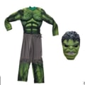 Pikkukuva 2 / 3: Uudet Hulk-asut lapsille / Naamiaiset / Halloween-karnevaalijuhlat Cosplay Poika Lasten Vaatteet Koristeet Tarvikkeet Green M
