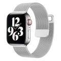 Pikkukuva 6 / 11: Ranneke Apple Watch -rannekkeelle 44mm 40mm 38mm 42mm 44 mm Lisätarvike Magneettinen lenkki Metallinen älykellon rannekoru iWatch sarja 3 4 5 6 se series 4 gold 42mm or 44mm