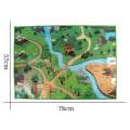 Miniatyrbillede 4 af 5: Vandtæt Oxford-stof Dinosaurustæppe Buggytaske Velcro Bærbar Vildtæppe Buggytaske Y dinosaur park map carpet