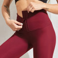 Pikkukuva 1 / 11: Joogahousut Trikoohousut Push Up Juoksu Naisten Kuntosali Fitness Leggingsit 1mm-Red L