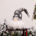 Miniatyrbild 6 av 10: Lysande Tomte Jul Ansiktslös Docka God Jul Hemdekoration Navidad Natal Gåva till Nyår 2023 Julklappar Short Red With battery and Led