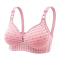 Miniatyrbild 3 av 5: Push Up BH för Dam Tryckt Justerbar BH Damunderkläder Plus Storlek Rose red 36/80B