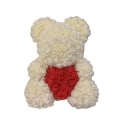 Miniatyrbillede 11 af 11: 40 cm Rosebjørn Hjerte Kunstig Blomst Rose Teddybjørn Til Kvinder Valentinsdag Bryllup Fødselsdag Julegave Pink Panda 40CM