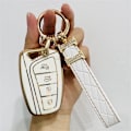Pikkukuva 4 / 11: TPU Auton Avaimen Kotelo Hyundai Santa Fe Sport Ix45 Equus Centennial Genesis G80 Grandeur Azera 2013-2016 Avaimenperä Overseas grey O keychain