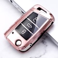 Miniatyrbild 10 av 10: För MK7 GTI 7 Golf 7 Golf R Skoda Octavia A7 SEAT Bil TPU Vikbar Nyckelskydd Väska Fodral Hållare Skydd Nyckelring red keychain