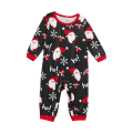 Miniatyrbild 3 av 8: Julpyjamas Matchande Familj Pyjamas Pjs Mode Sovkläder Rund Hals Tryckta Pyjamas Set Baby XXL
