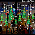 Miniatyrbilde 11 av 11: Julenissen Jule-tog Vindusklistremerker God Jul Dekorasjoner til Hjemmet Navidad 2023 Julepynt Godt Nyttår 2023 16