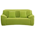 Miniatyrbild 1 av 11: Överdrag Enfärgat Sofföverdrag för Vardagsrum Elastiskt Hörnsofföverdrag Stolsöverdrag 1/2/3/4 Sits light green 1-seat 90-140cm