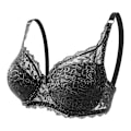 Miniatyrbild 5 av 6: Spets BH Plus Size Underkläder Justerbar Push Up Bekväm Dam BH Purple 38/85CD