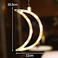 Miniatyrbillede 4 af 5: LED Julelys Dekoration Snemand Klokke Stjerne Ferie Hjem Vindue Stjernelys Sugekop Lampe Default Title