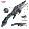 Miniatyrbild 6 av 8: Oenux Original Vild Jurassic Indominus Rex Mosasaurus Actionfigurer Tyrannosaurus Dinossauro Värld Djur Modell Leksak för Barn without box2