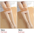 Miniatyrbild 1 av 11: ATHVOTAR Varma Vintertights Dam Elastiska Smala Fleece Tights Sammet Tjocka Tights Hög Midja Sexiga Kroppsstrumpor Kvinnor Skin Full 2set XS
