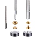 Miniatyrbild 5 av 9: Tryckknappar Kit 12.5mm Metall Tryckknappar för Kläder Hantverk Väska Skor Krage Bälte Jeans Perfekt Passform Justeringsknapp DIY Skräddare 80PCS