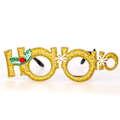 Miniatyrbilde 8 av 11: Julepynt Juleprodukter Snømann Gevir Julebriller Dekorasjon Festutstyr Round Frame gold with Diamond