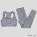Miniatyrbild 9 av 11: Yoga Set Träningskläder Sportkläder Gym Kläder Fitness Leggings Toppar För Kvinnor 3 pcs set wine red M