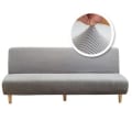 Miniatyrbild 10 av 11: Storlek Sofföverdrag Bäddsoffa Fällbart Sits Överdrag Stretch Överdrag Armlös Billig Soffskydd Elastiskt Överdrag För Hem Hotell Bankett 3776-GR X Size 120-155cm