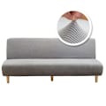 Miniatyrbild 11 av 11: Storlek Sofföverdrag Bäddsoffa Fällbart Sits Överdrag Stretch Överdrag Armlös Billig Soffskydd Elastiskt Överdrag För Hem Hotell Bankett 3776-YE Z Size 160-190cm