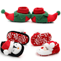 Miniatyrbild 2 av 7: pudcoco Party Jul Baby Bomullsskor Barn Stövlar Pojkar Flickor Baby Söta Tecknade Varma Skor Pojkar Flickor Förtjockning Första Stegen Christmas penguin 12