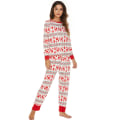 Miniatyrbild 5 av 6: Julpyjamas Matchande Familj Pyjamas Hemmakläder Set Pyjamas 8409 L