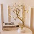 Miniatyrbilde 9 av 11: LED Fairy Nattlys LED Juletre Nattlampe Batteri USB Drevet Nattbordslampe Studielampe For Rom Pult Feriebelysning Dekor 1 USB Battery Power
